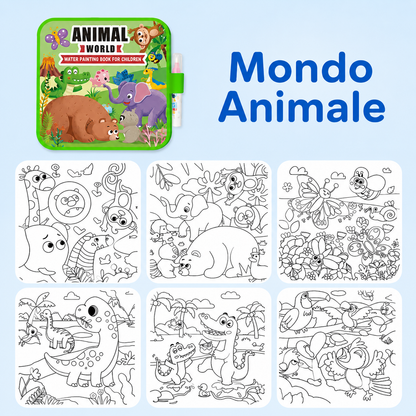 Libro Mágico para Colorear con Agua – Reutilizable 