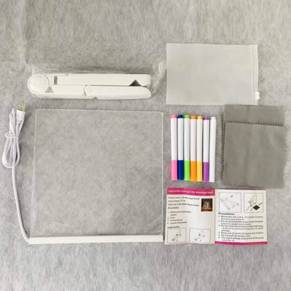 Pizarra LED iluminada
